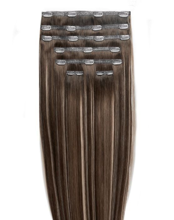 beauty works 26" Double Hair Set Clip-In Extensions - Sorrento Bronde