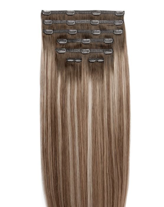 beauty works 26" Double Hair Set Clip-In Extensions - St Tropez Blonde