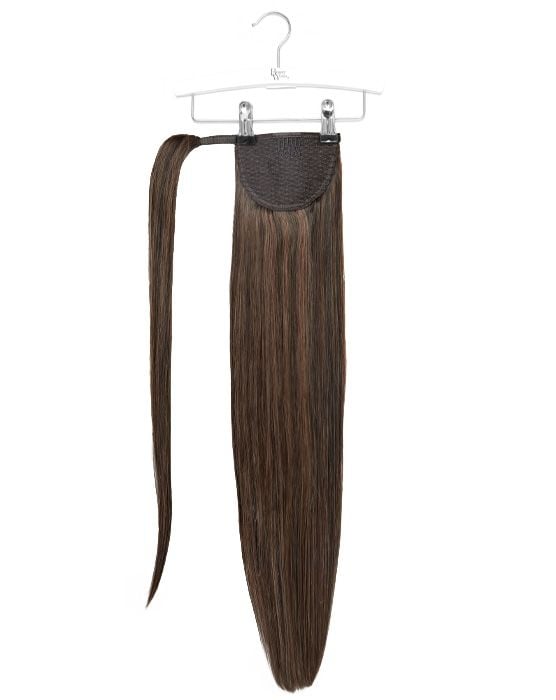 beauty works 26" Super Sleek Clip-In Invisi® Ponytail - Espresso Brown