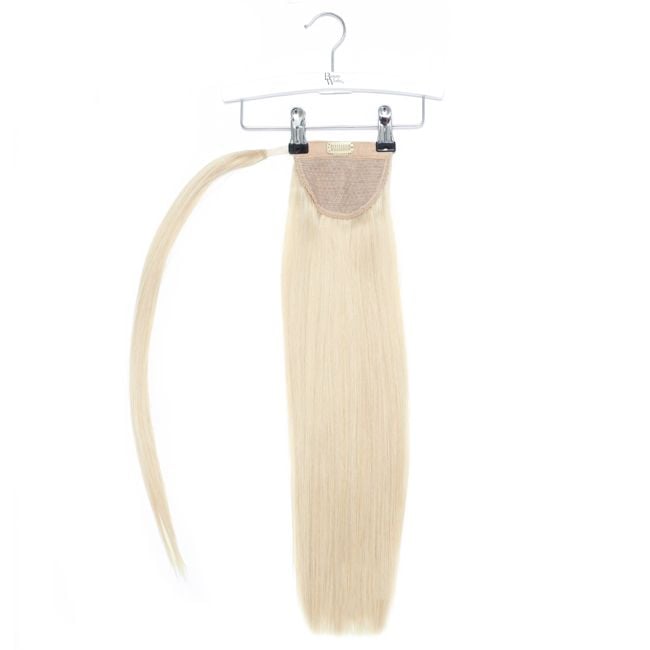 beauty works 26" Super Sleek Clip-In Invisi® Ponytail - Pure Platinum