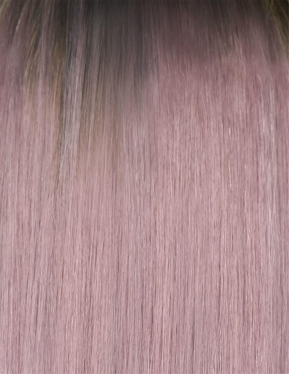 beauty works 18" Gold Double Weft - Metallic Mauve