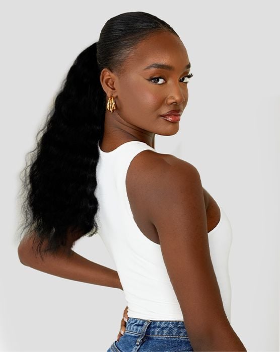 beauty works 20" Beach Wave Invisi® Ponytail