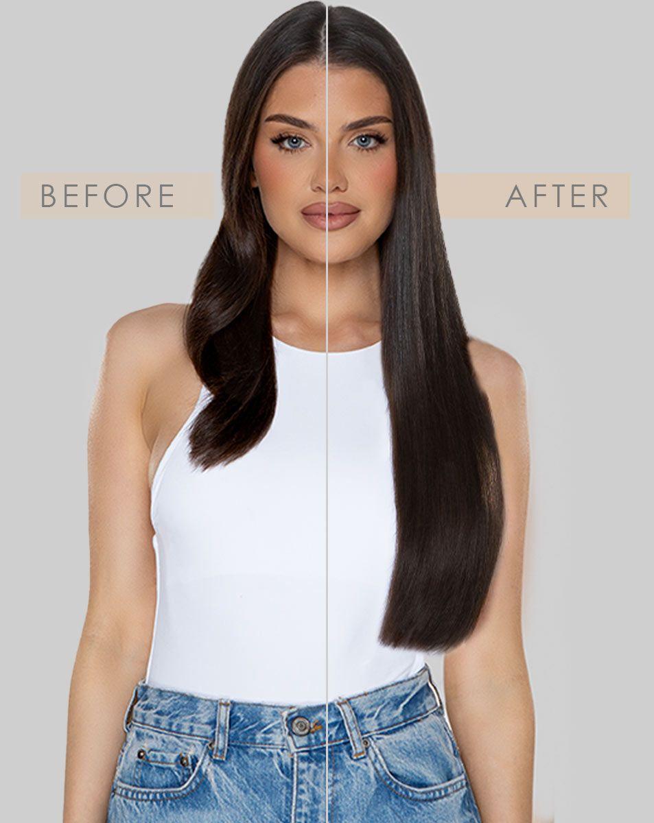 Beauty Works 20" Double Hair Set Clip-In Extensions