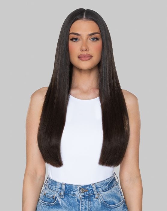 beauty works 20" Double Hair Set Clip-In Extensions