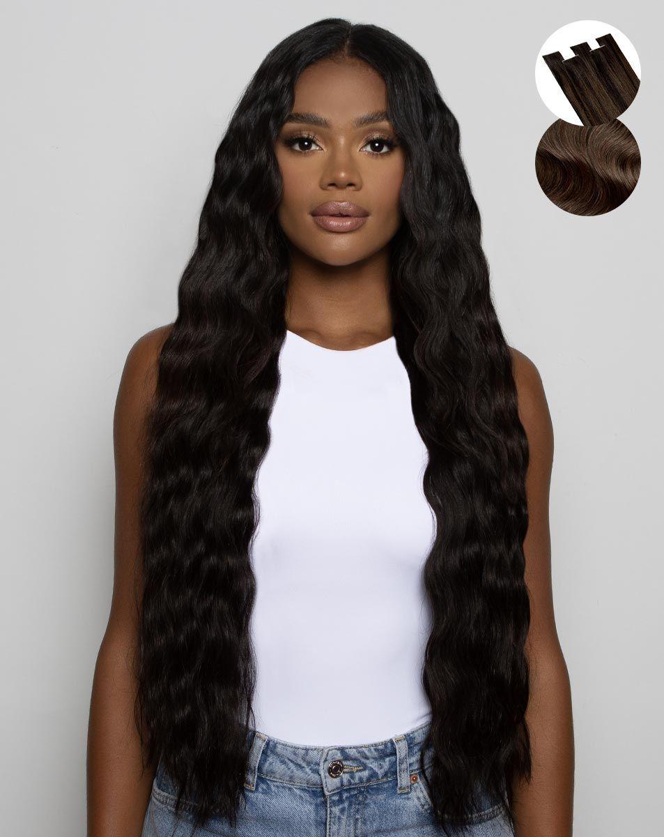 Beauty Works 24" Invisi® Tape - Roast Chestnut