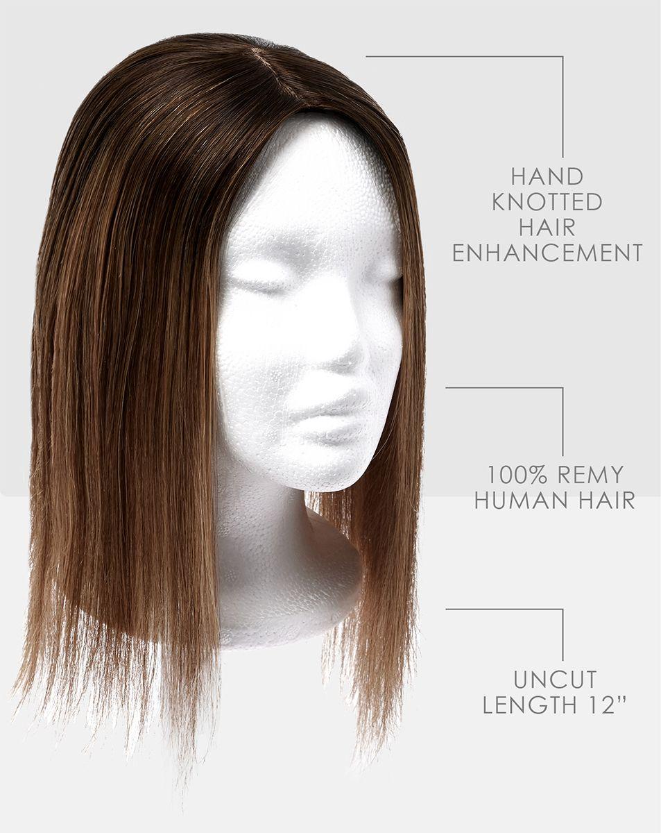 Beauty Works Clip-In Fringe - Brond'mbre