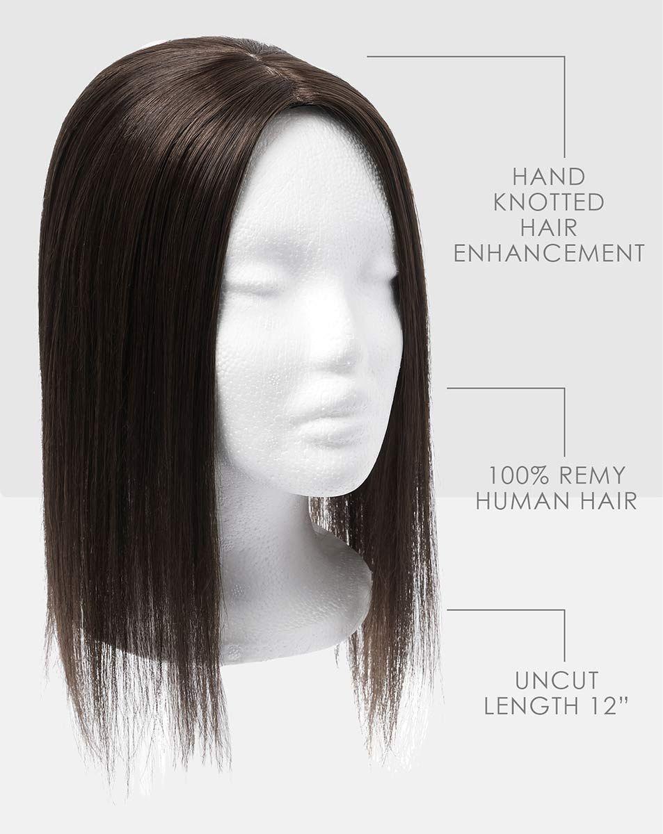 Beauty Works Clip-In Fringe - Dark Chocolate