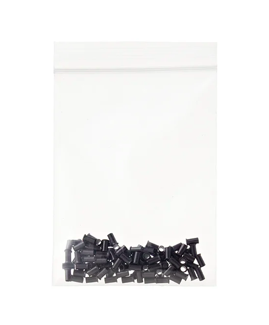 beauty works Copper Micro Rings Black 100 Pieces