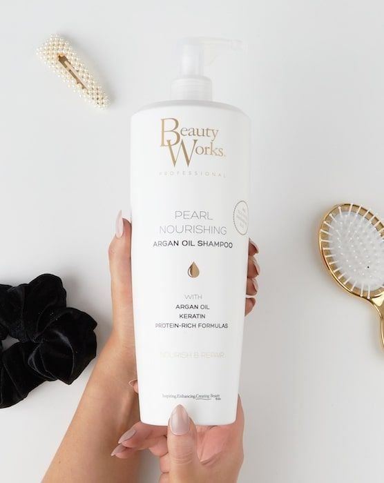 Beauty Works Beauty Works Salon Size Pearl Nourishing Argan Oil Shampoo 1 Litre (Sulfate Free)