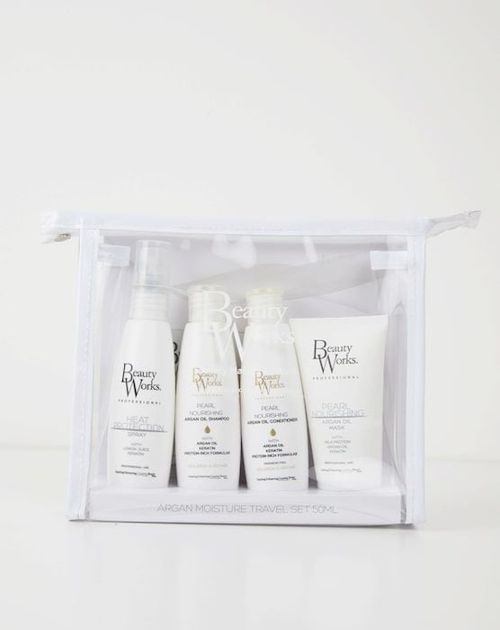 Beauty Works Beauty Works Travel Set - Argan Moisture Repair 50ml