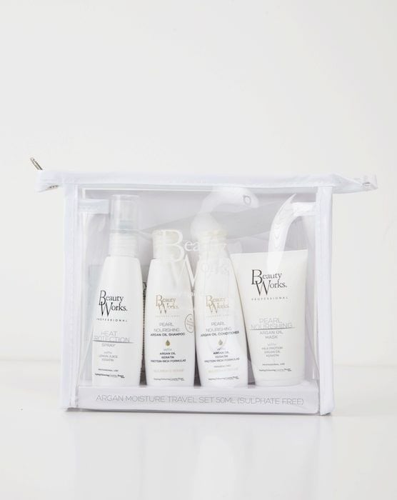Beauty Works Beauty Works Travel Set - Argan Moisture Repair (Sulfate Free) 50ml