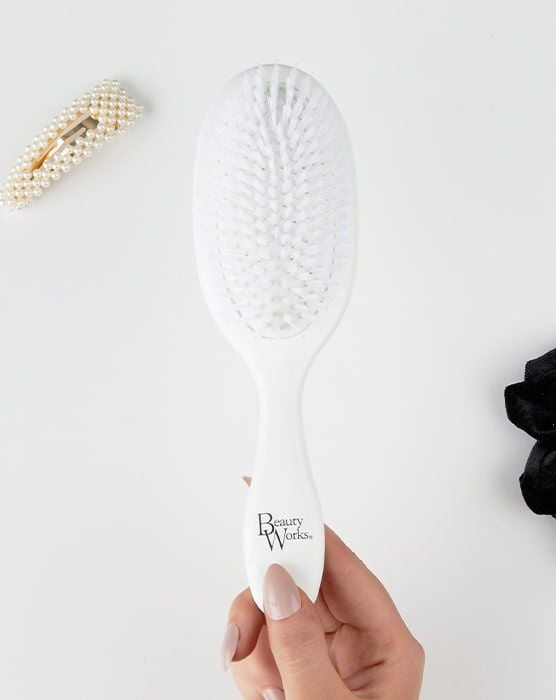 Beauty Works White Vegan Bristle Brush