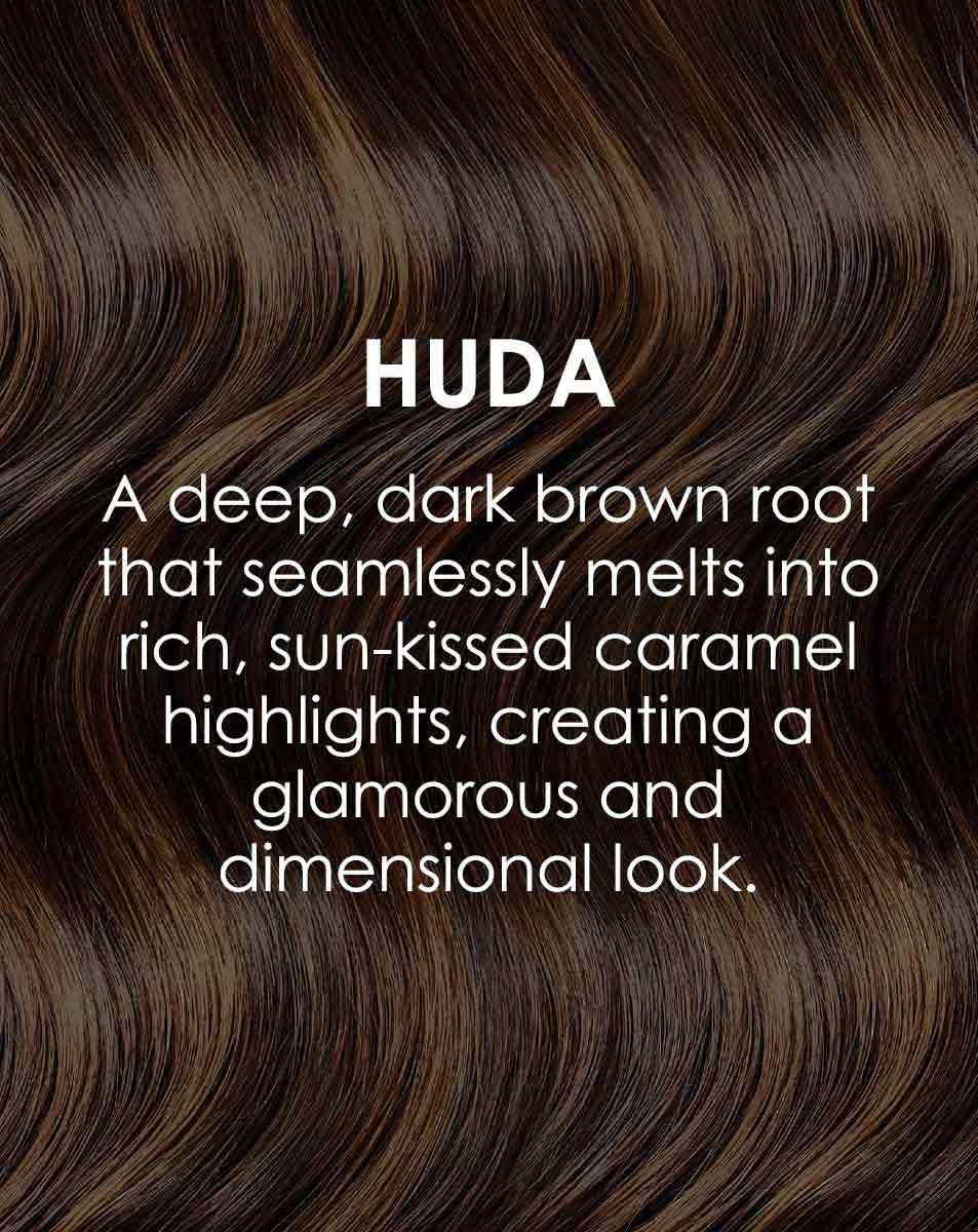 Beauty Works Beauty Works X Huda 100% Remy Colour Swatch