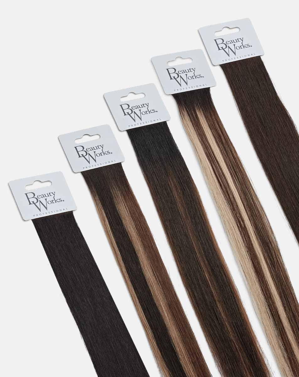 beauty works Beauty Works x Huda 100% Remy Colour Swatch