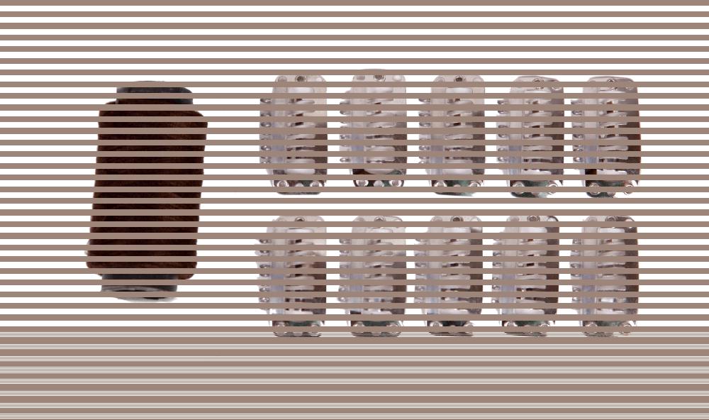 Beauty Works Brown Weft Hair Extension Clips - 10 Pieces