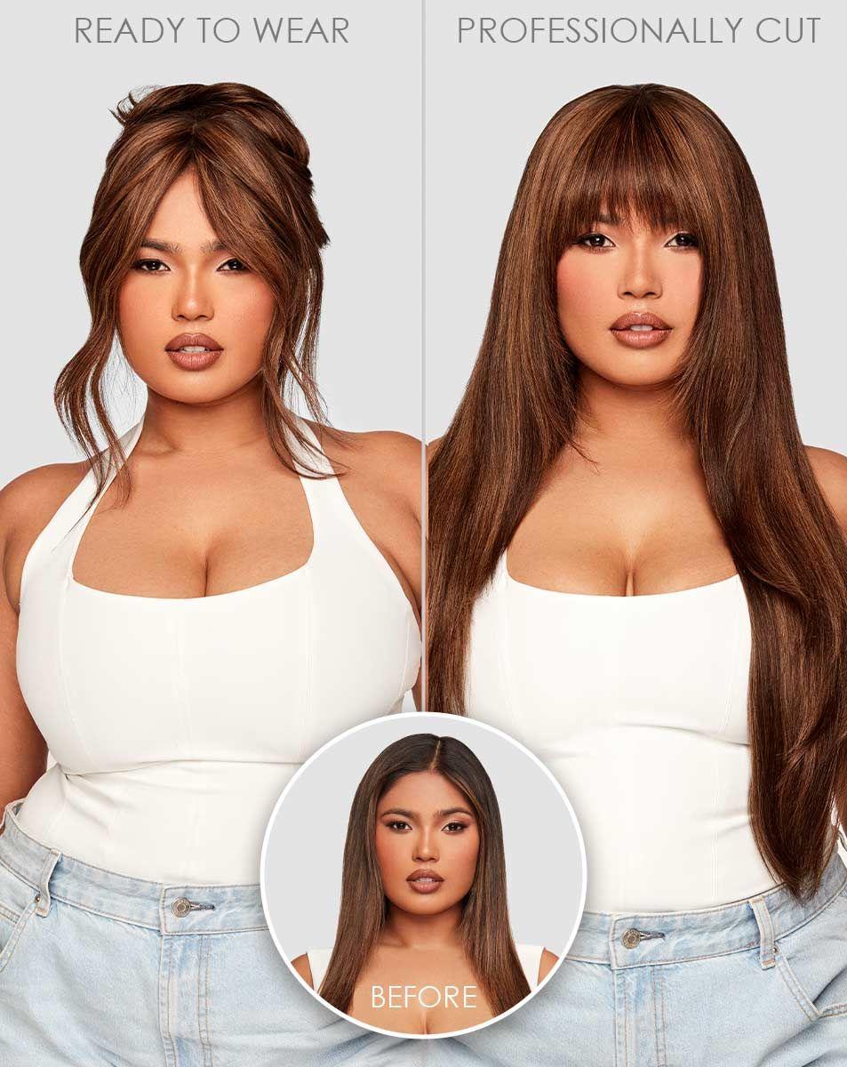 Beauty Works Clip-In Fringe - Maya Jama X Cookies And Cream