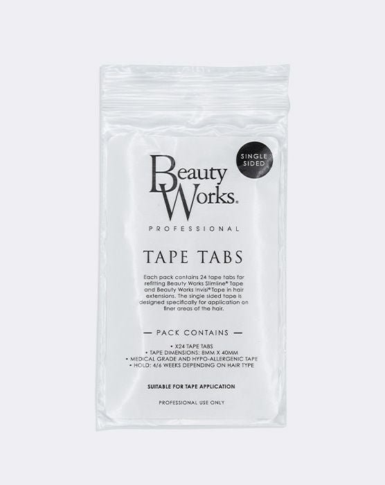Beauty Works Super Hold Single Sided Tape Tabs - 24 Pack