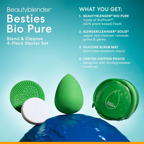 Beautyblender Besties Bio Pure Blend & Cleanse 4-Piece Starter Set