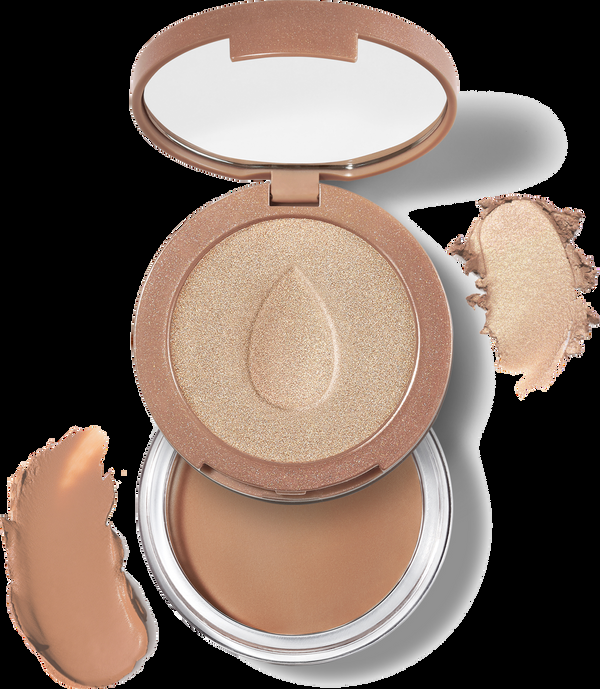 Beautyblender Bounce™ Magic Fit Creamy Bronzer & Highlighter Duo