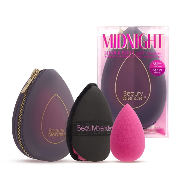 beautyblender Midnight Blend & Blur 3-Piece Travel Set