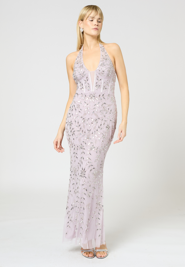 Beauut Alora Embellished Sequin Maxi Dress | BTZ250412