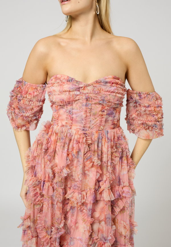 Beauut Eleanor Ruffle Maxi Dress | BTZ250125