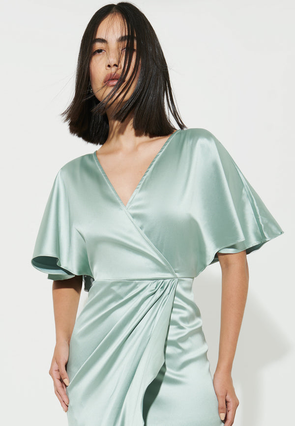 Beauut ELLE SATIN OCCASIONAL MAXI DRESS | BTQ240302