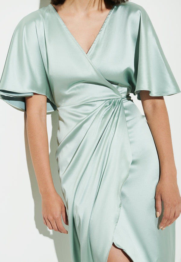Beauut ELLE SATIN OCCASIONAL MAXI DRESS | BTQ240302