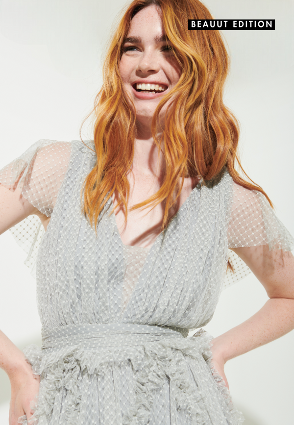 beauut ELVA RUFFLE MAXI DRESS | BTZ240308