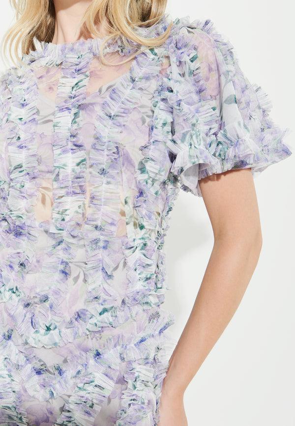 Beauut MAE RUFFLE MIDI DRESS | BTZ240311