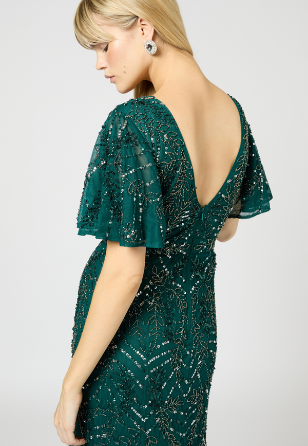 Beauut Fiona Embellished Sequin Maxi Dress | BTZ250321