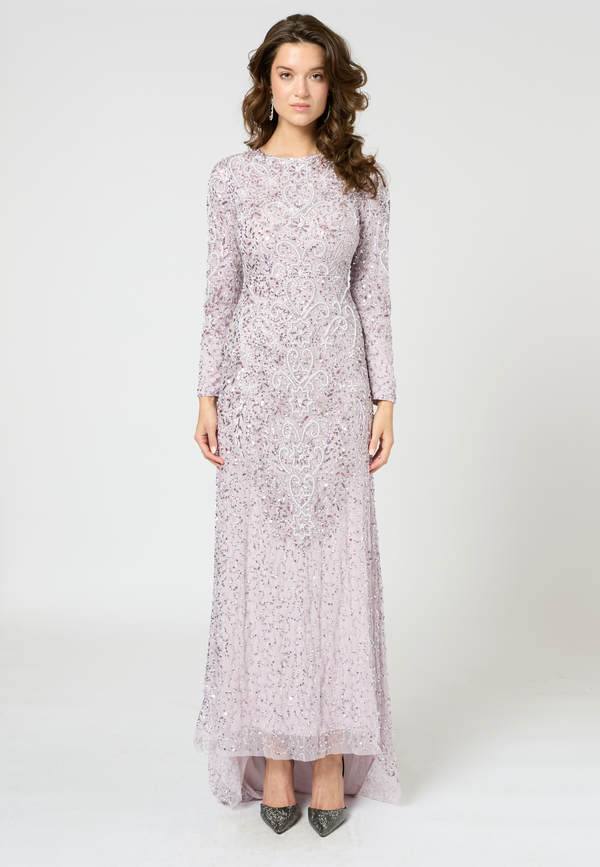 Beauut Melis Modest Embellished Sequin Maxi Dress | MTZ250414