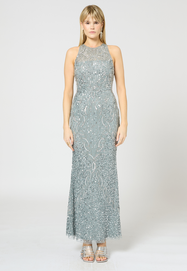 Beauut Rachel Embellished Sequin Maxi Dress | BTZ250417
