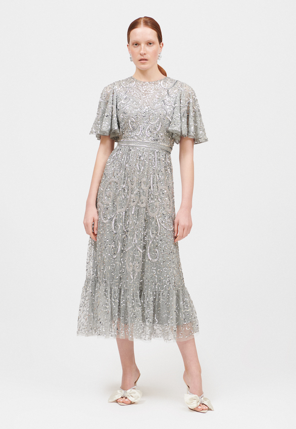 Beauut Tess Embellished Sequin Maxi Dress | BTZ250318