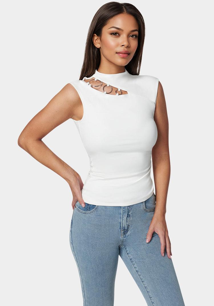 Bebe Asymmetrical Top