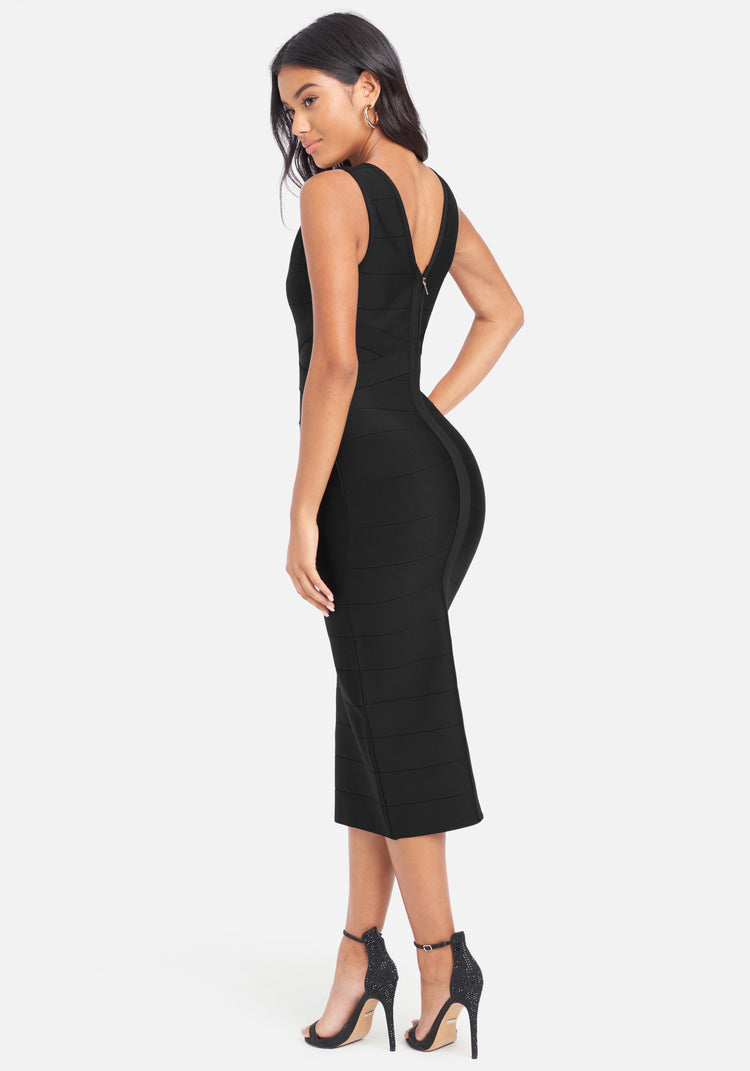 Bebe Bandage Midi Dress