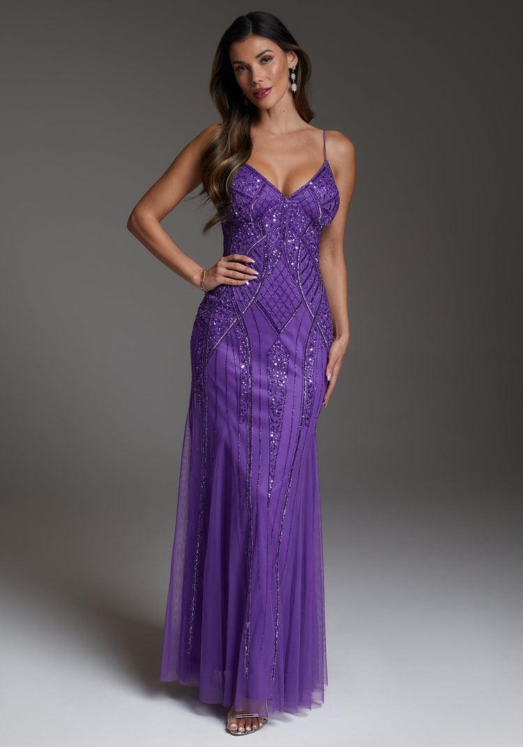 bebe Beaded Gown