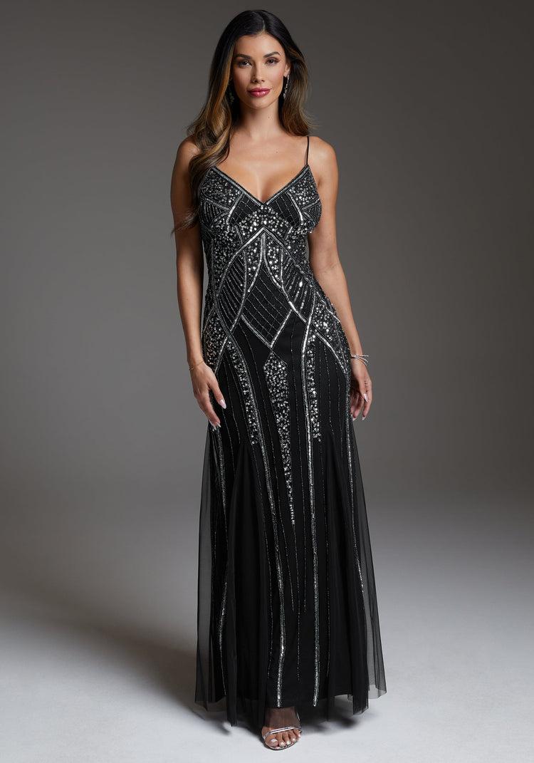 bebe Beaded Gown