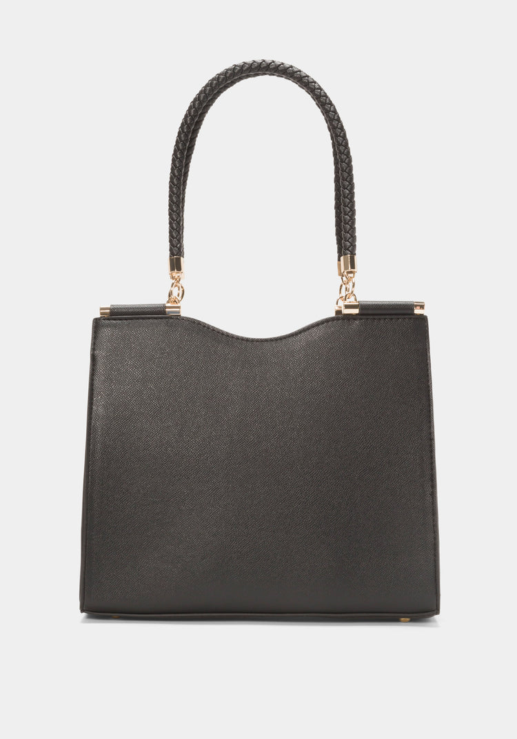 Bebe Bebe Cinzia Printed Monogram Satchel