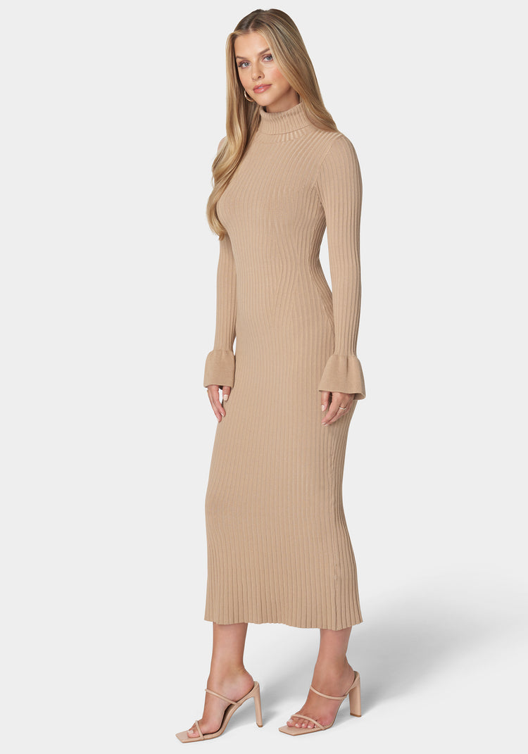 Bebe Bell Sleeve Sweater Dress