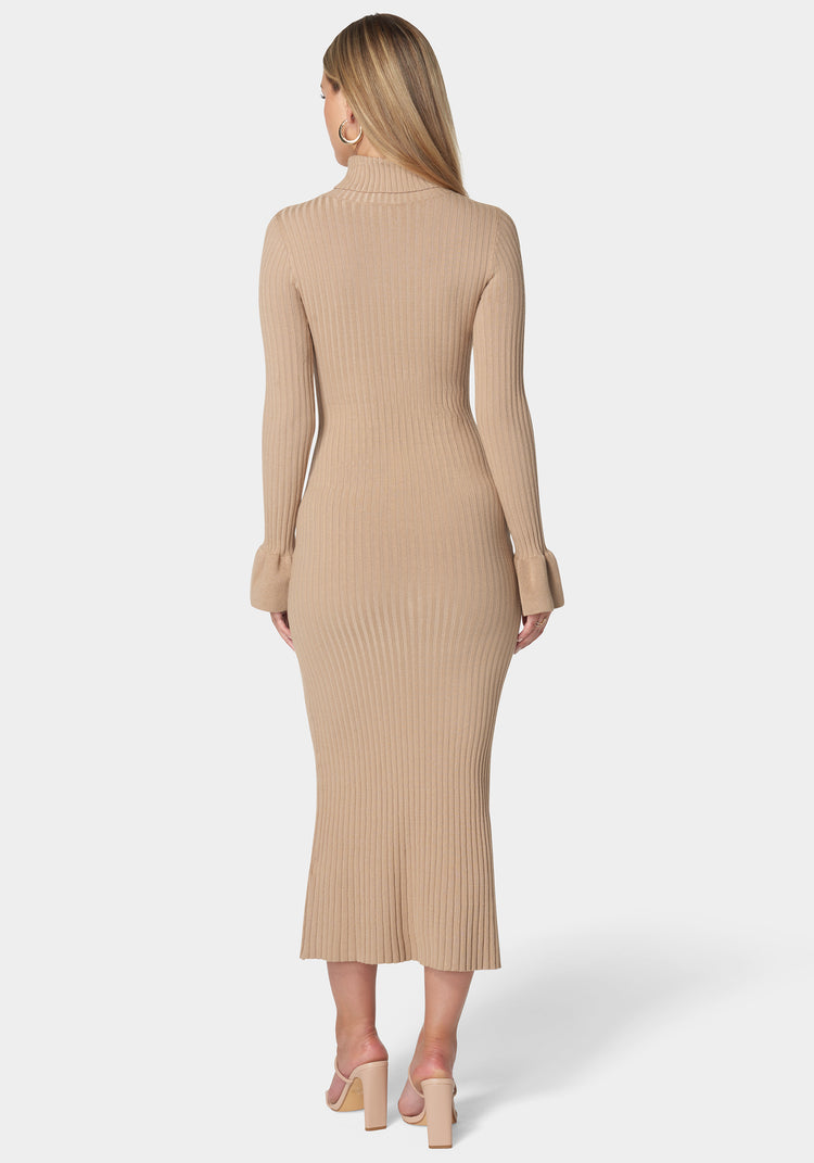 Bebe Bell Sleeve Sweater Dress