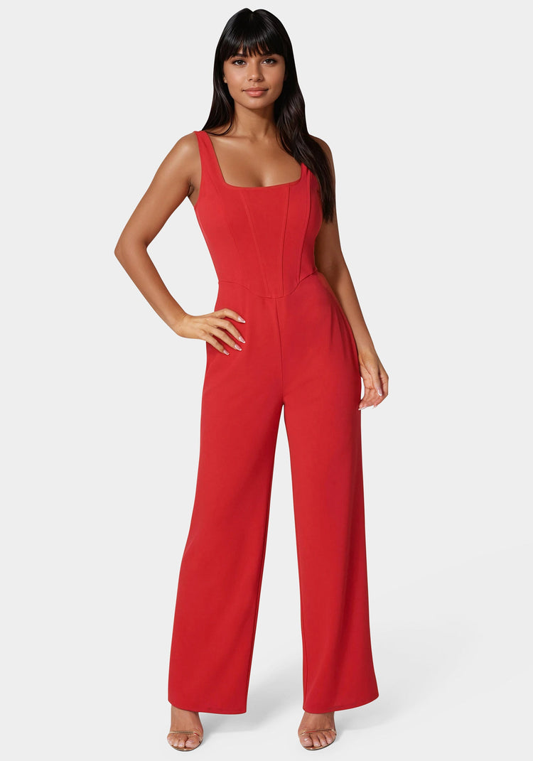 Bebe Corset Jumpsuit