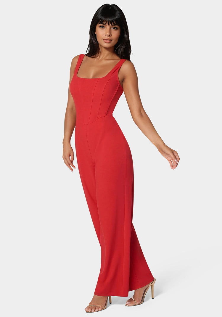 bebe Corset Jumpsuit