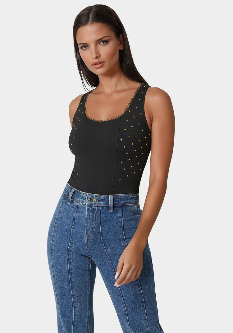 bebe Embellished Bodysuit
