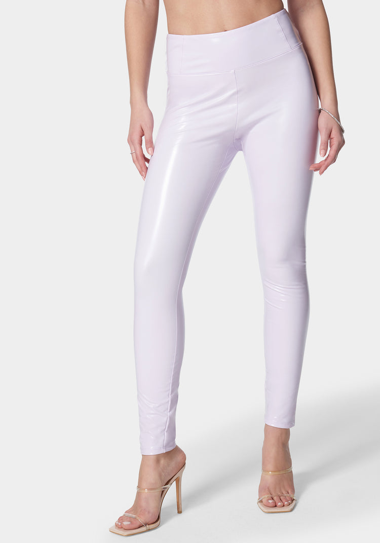 bebe High Waist Liquid Shine Legging