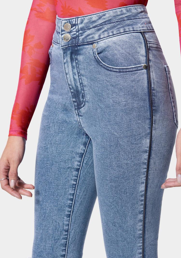 Bebe High Waist Skinny Leg Jeans