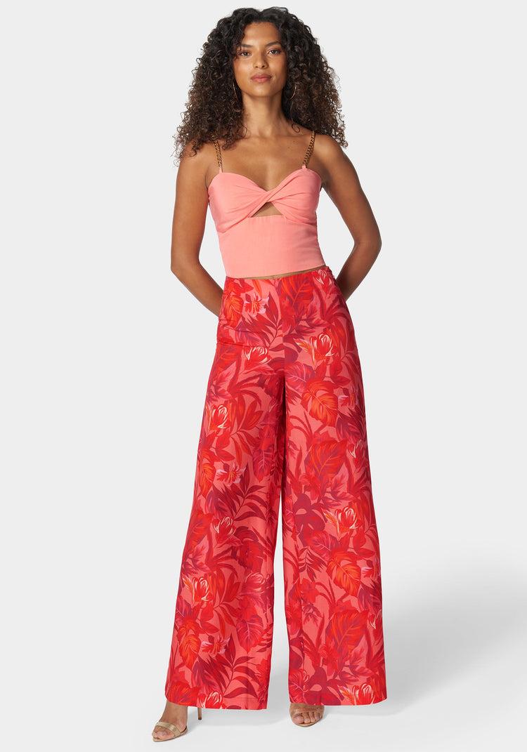 Bebe High Waist Ultra Wide Leg Pant