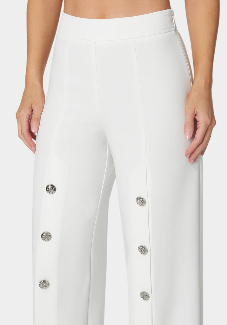 Bebe High Waist Wide Leg Pant