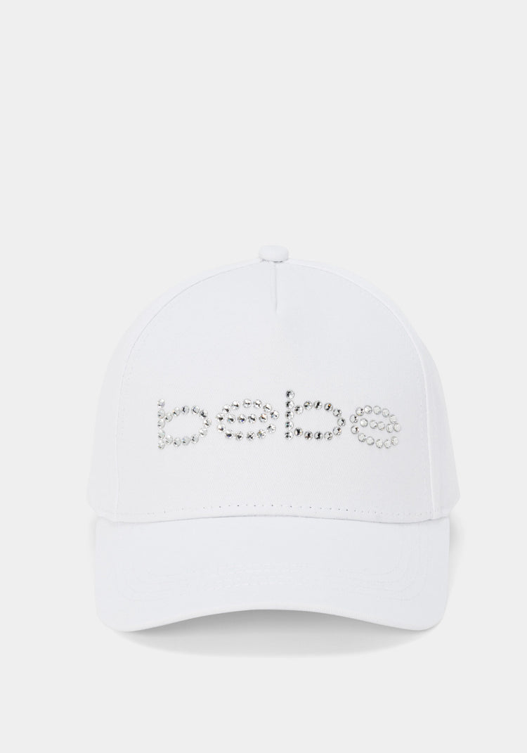 Bebe Bebe Logo Hat Embellished With Crystals By Swarovski