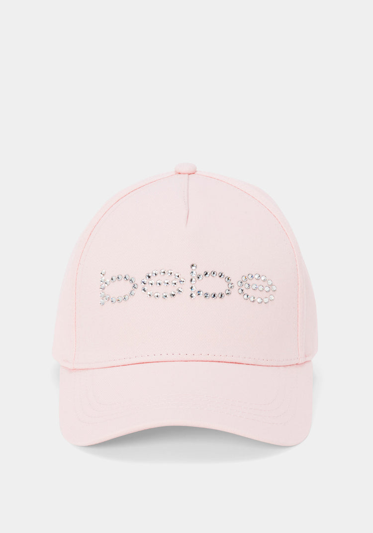 Bebe Bebe Logo Hat Embellished With Crystals By Swarovski